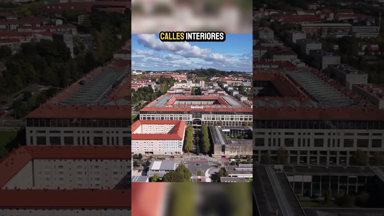 Área Central de Santiago de Compostela, en Galicia. España.