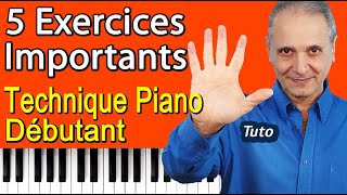 5 exercices débutant pour améliorer votre technique Piano (TUTO PIANO GRATUIT)