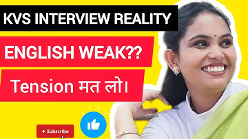 KVS Interview Reality | English Weak? Kya Interview Sirf English Me Hota Hai? Full Truth Explained