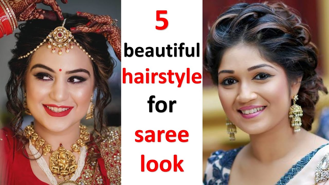 Pin by Srishti Kundra on Desi attire | Hair style on saree, Engagement  hairstyles, Bridal hair buns