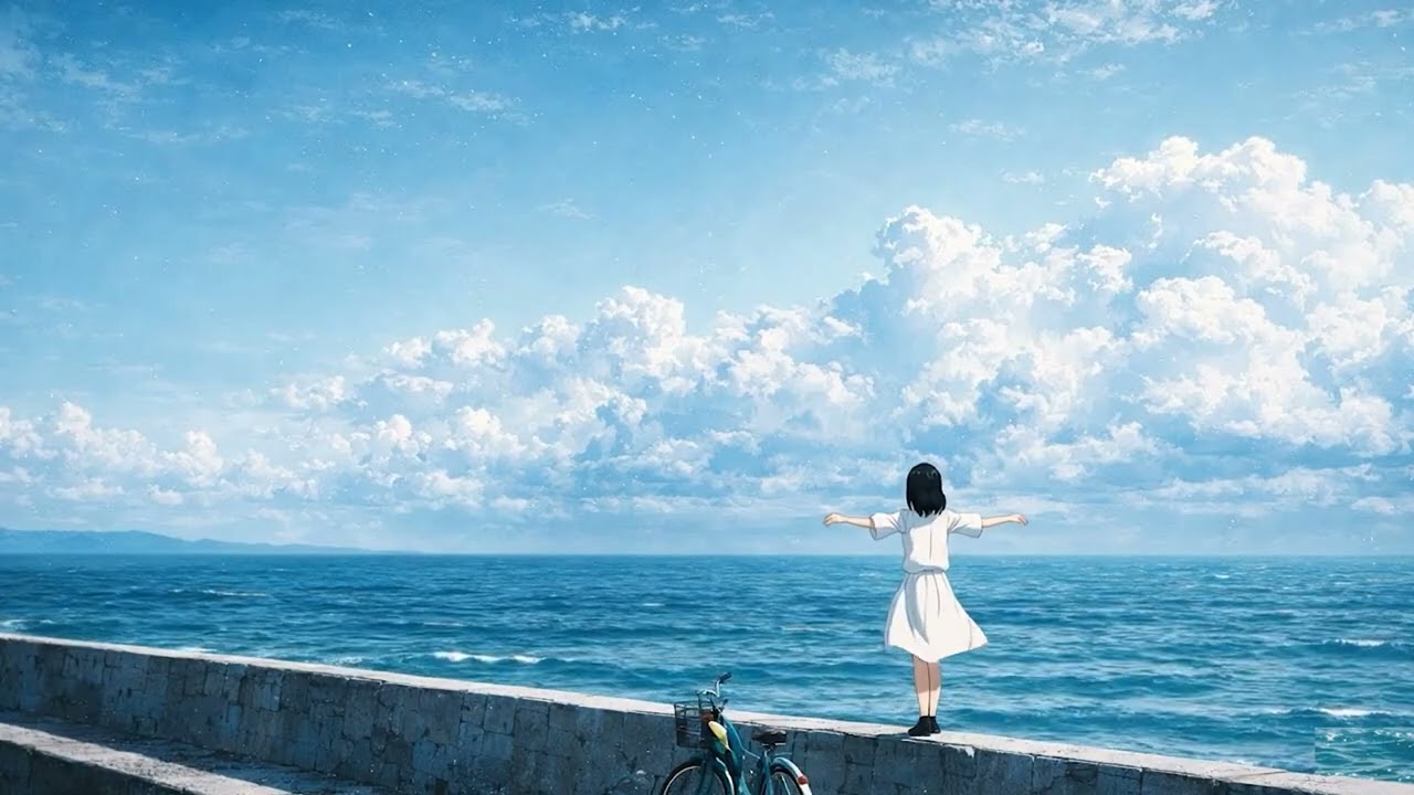 青い海と風に溶ける時間｜爽やかなlofi chill【3H Loop｜作業・リラックス】