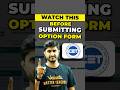 😨 Watch this before submitting Option form #mhtcet2026 #vedantu #ytshorts #shortsfeed