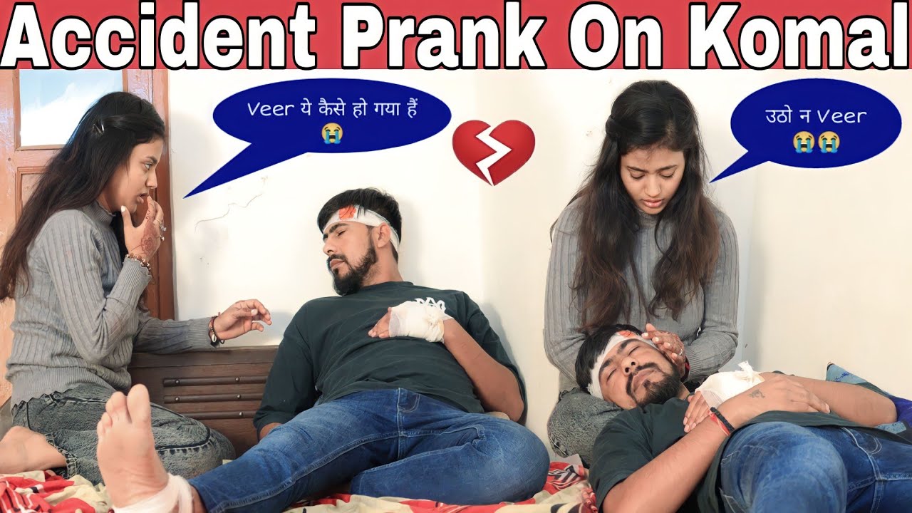 Accident Prank On Komal 😭 || chand yard hickey