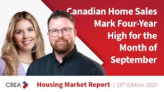 Canadian Home Sales Mark Four-Year High For The Month Of September