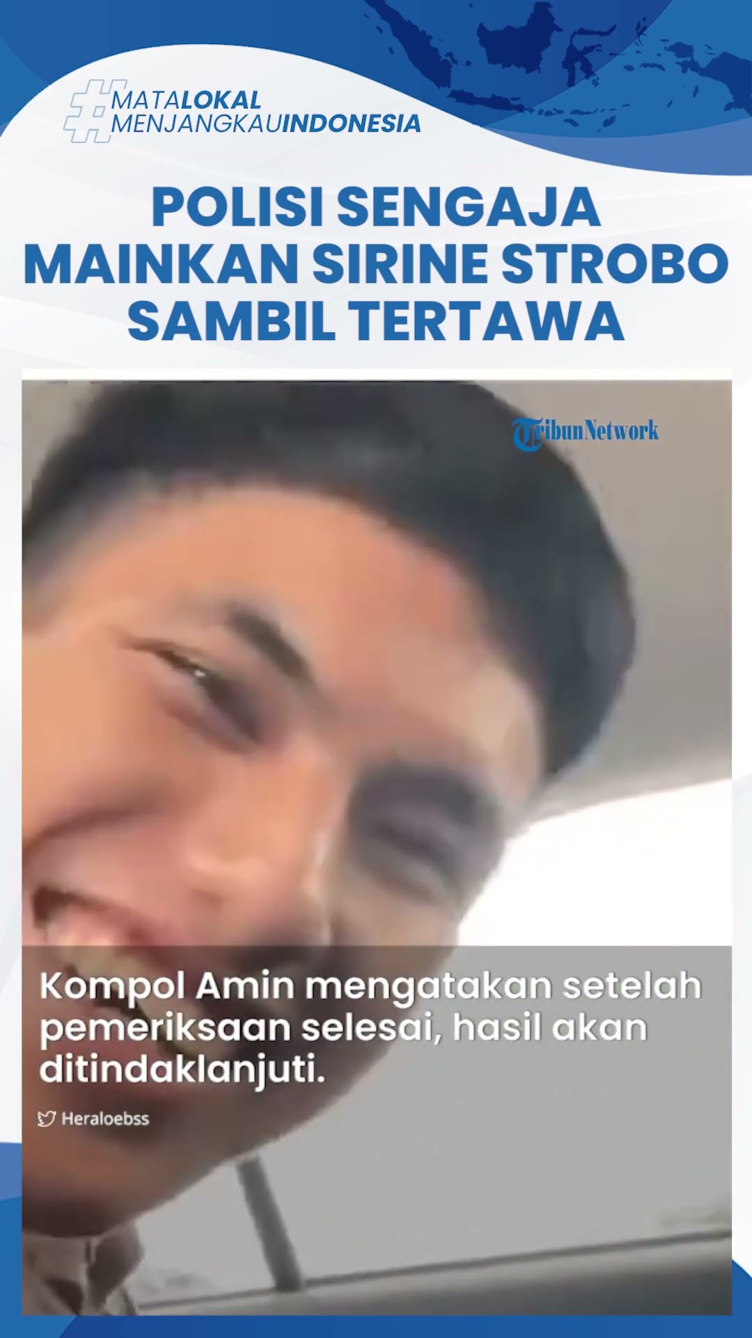 Viral Polisi di Jambi Sengaja Mainkan Sirine Strobo Mobil Dinas Sambil Tertawa, Propam Turun Tangan