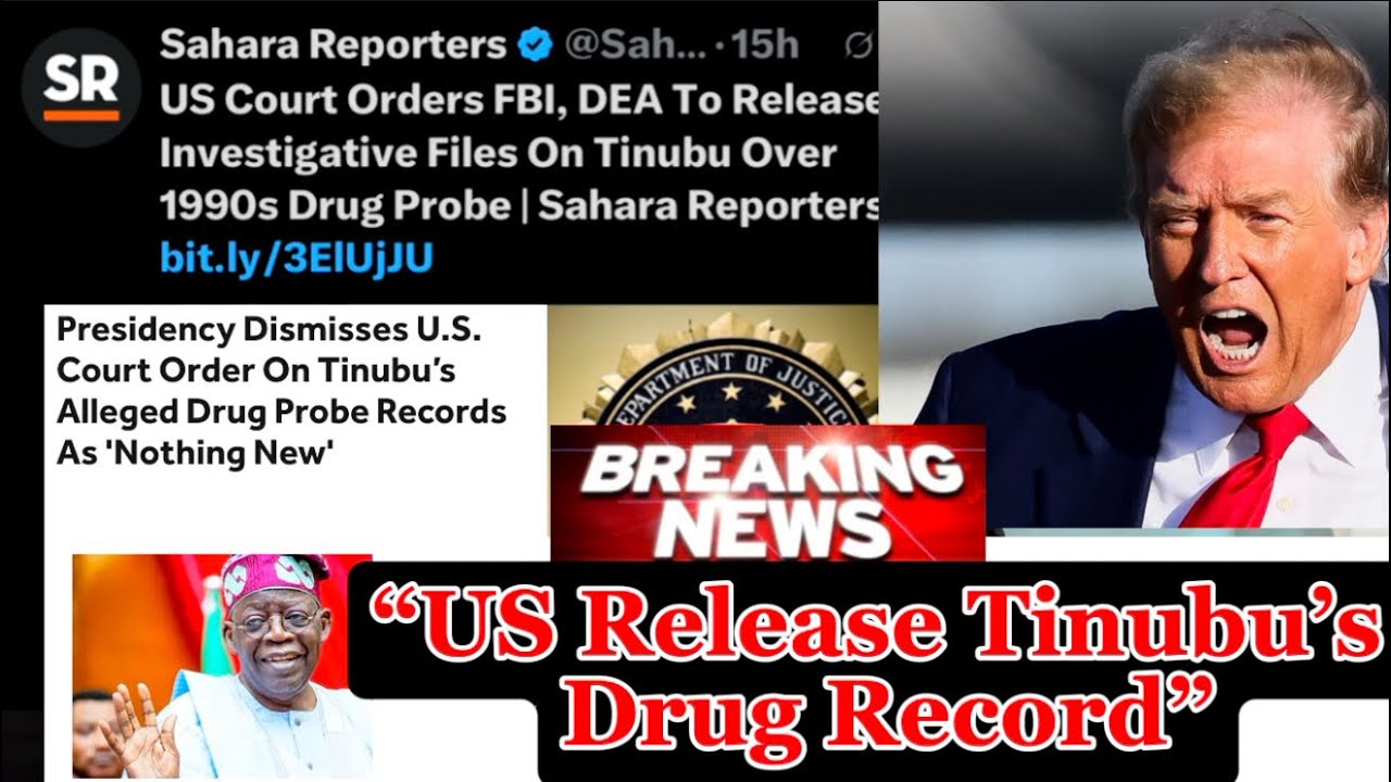 Trending: US Court Releases President Tinubu’s Drug Record And File