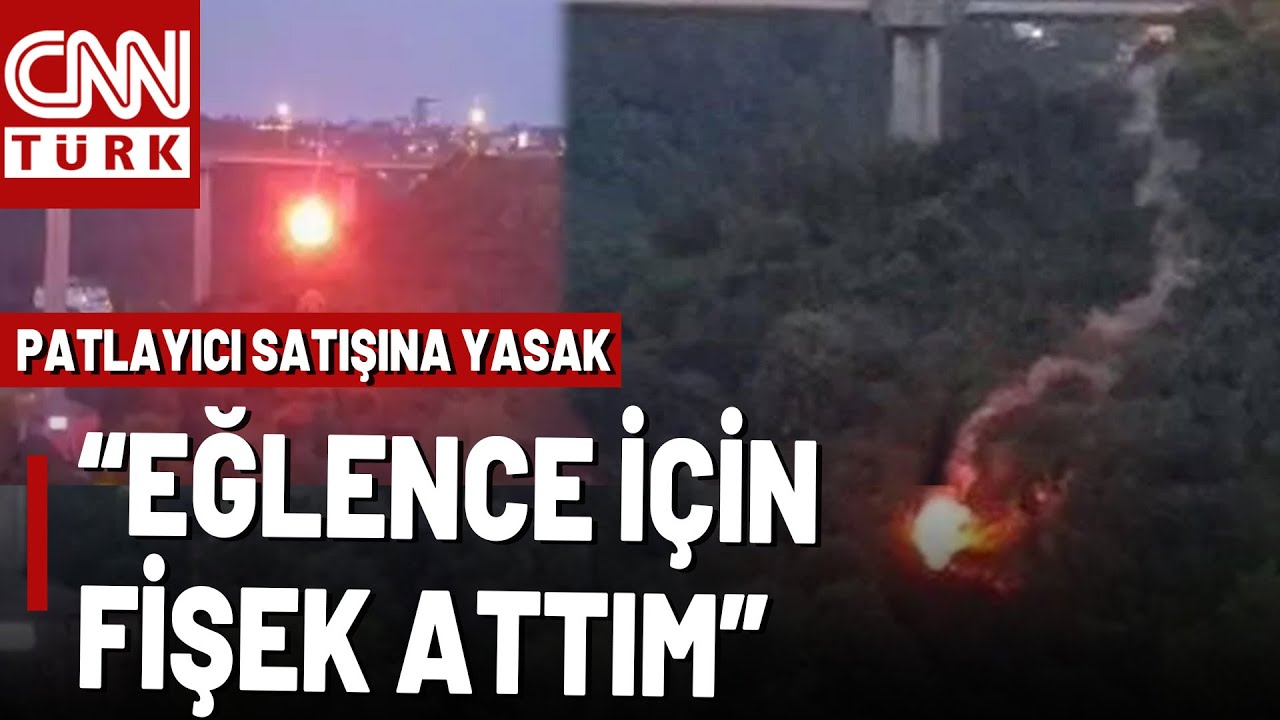 İşaret Fişeği Ormanı Böyle Yaktı! İstanbul'da Fişek Ve Patlayıcı Satışı Yasaklandı