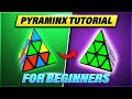 EASIEST WAY TO SOLVE THE PYRAMINX PUZZLE [HIGH QUALITY]