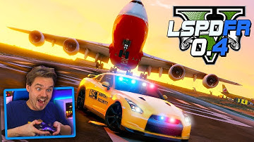 GTA 5 LSPDFR 0.4 POLICE MOD Airport Security Patrol | Realistic Police Mod