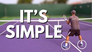 A 4.5 That Doesn't SPLIT STEP (I Showed Him How And It FIXED HIS VOLLEYS)