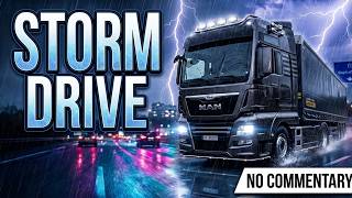 MAN TGX | Rainy Night Delivery | Euro Truck Simulator 2 | Ultra Settings screenshot 4