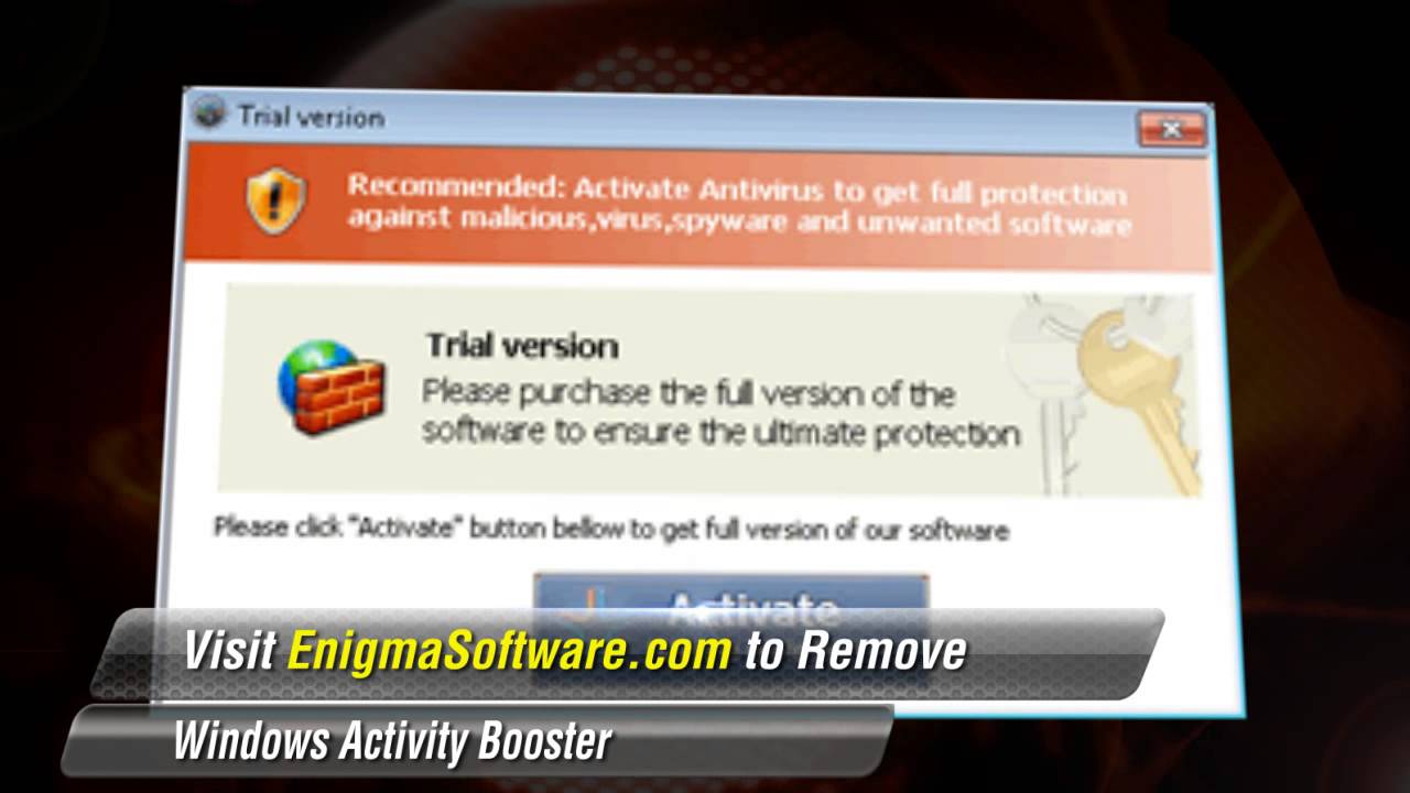 How to Remove Windows Activity Booster