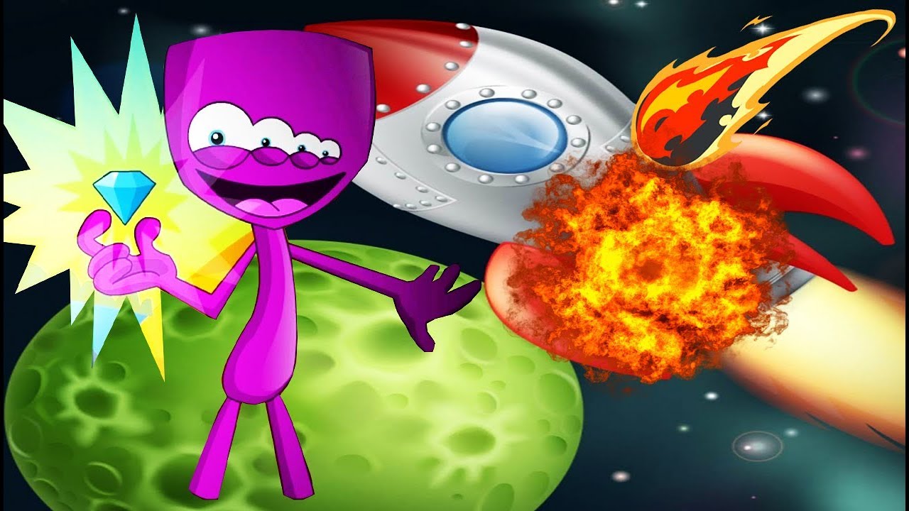 Девять кристаллов для пришельца Большой взрыв - Мультик игра для детей ...