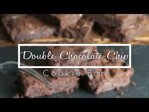 Double Chocolate Chip Cookie Bar