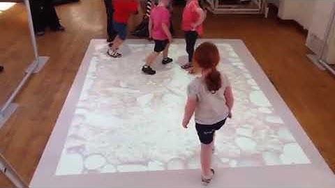 Interactive Floor Projection - Airedale Hospital - Fish Pond