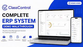 ClassControl ERP Demo | Complete Coaching Class Management Software (2026) screenshot 2