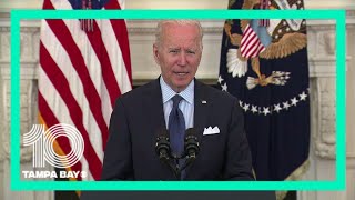 Pres. Biden sets goal of getting 70 of adults at least one dose of the vaccine by July 4