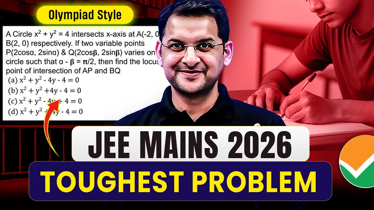 Jee Mains 2026 Toughest Problem - YouTube