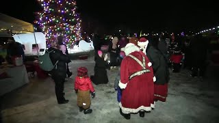 Winter Solstice celebration takes over Cuddy Park - YouTube