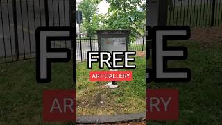 LITTLE FREE ART GALLERY AURORA #ontario #aurora #freeinontario