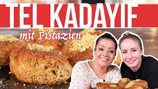 GEROLLTES KADAYIF gefüllt mit Pistazien I Mira meets Aynur by BakeClub 10,648 views 4 years ago 7 minutes, 29 seconds