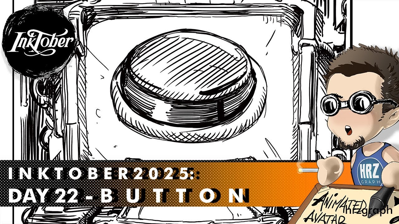 Inktober 2025 | Day 22 - Button