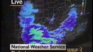 WAVE-TV 1997: 1/8/97 6PM Part 1 Winter Storm News