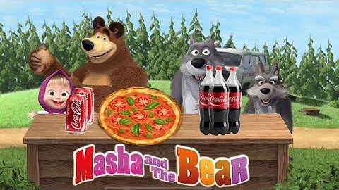 Masha and the bear pizzeria👧🏼🐻(part 1)🍕make pizza -Masha and the bear gameplay walkthrough