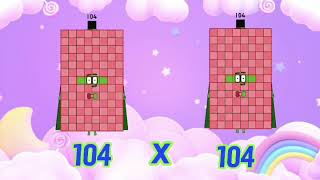 MULTIPLICATION OF BIG NUMBERBLOCKS | MULTIPLY SAME NUMBERS | #educationalfunblocks #mathforkids