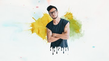 Paint Dripping Effect in Photoshop 2020 | Photoshop Tutorials | Colourfularts.