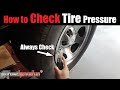 How to Check Tire Pressure | AnthonyJ350