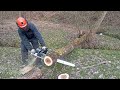 Testing The Holzfforma G660 PRO (Stihl MS 660 clone) First start 90 cm Semi Chisel