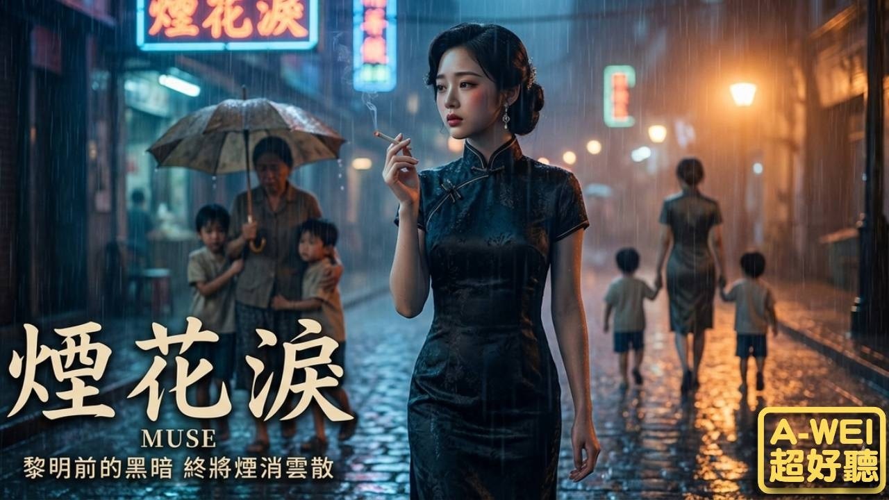 【淚崩警報】嫁錯人毀一生？台語新歌《煙花淚》唱出「含淚下海」的悲痛，聽完心碎💔 [#台語]  煙花淚 |#原創#MV(260201) | 感謝嘯天 |留言客製化你的歌曲 #ai #台語#閩南語