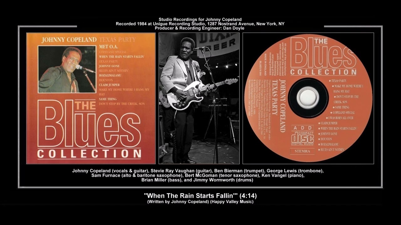 *(1984) Rounder ''When The Rain Starts Fallin''' (N 044-8 Master) Johnny Copeland