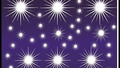 how to create a sparkling  star in corel draw