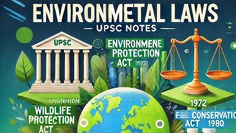 Environmental Laws | Complete Analysis of PYQs, Options for UPSC & State PCS (NCERT Based)