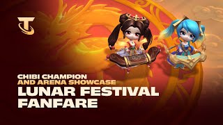 Lunar Festival Fanfare | Chibi Champion and Arena Showcase - Teamfight Tactics