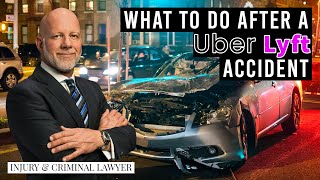 Uber Lyft accident what to do after