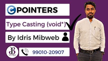 Pointers | TypeCasting | C language |Idris Mibweb | SkillBout
