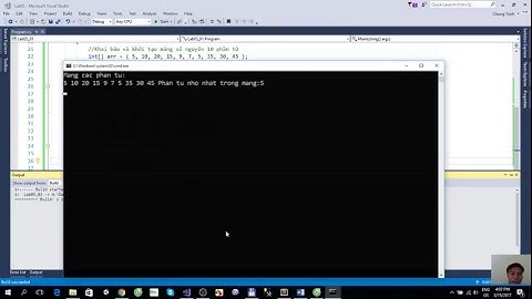 Lab 05.01 -  Sử dụng Mảng Và Chỉ Mục trong CShape - Lập Trình Web Với ASP.NET MVC 5