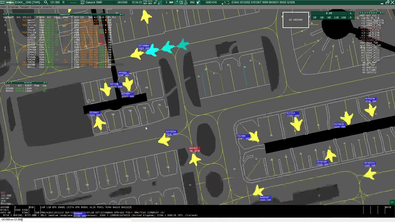 VATSIM ATC Controlling | MASSIVE AFTERNOON RUSH! | EGKK_GND