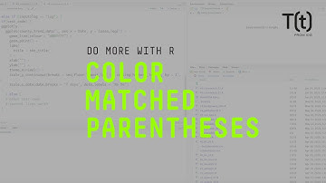 How to use color-matched parentheses in RStudio