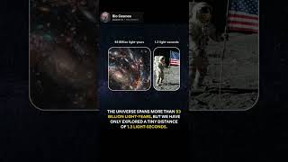 WE HAVE ONLY EXPLORED A TINY DISTANCE ... #space #trending #universe #tacnology #sciecne