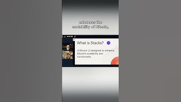 Learn about Stacks (STX) #crypto #stacks #bitcoin #web3development