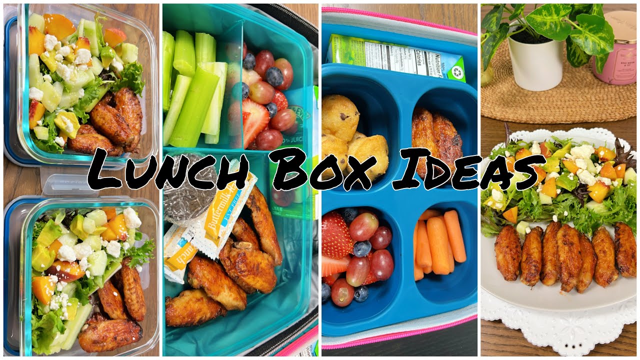 Lunchbox Ideas for School || Best Chicken Wings Recipe || لانش بوكس ...