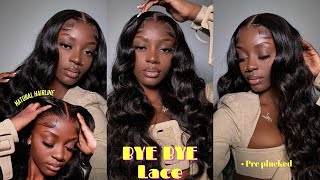 Invisible knots wig for beginners! SUPER EASY install ! | Ft Nadula Hair