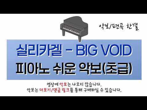 BIG VOID (체100 쉬운 악보 Short ver) - 실리카겔 Silica Gel