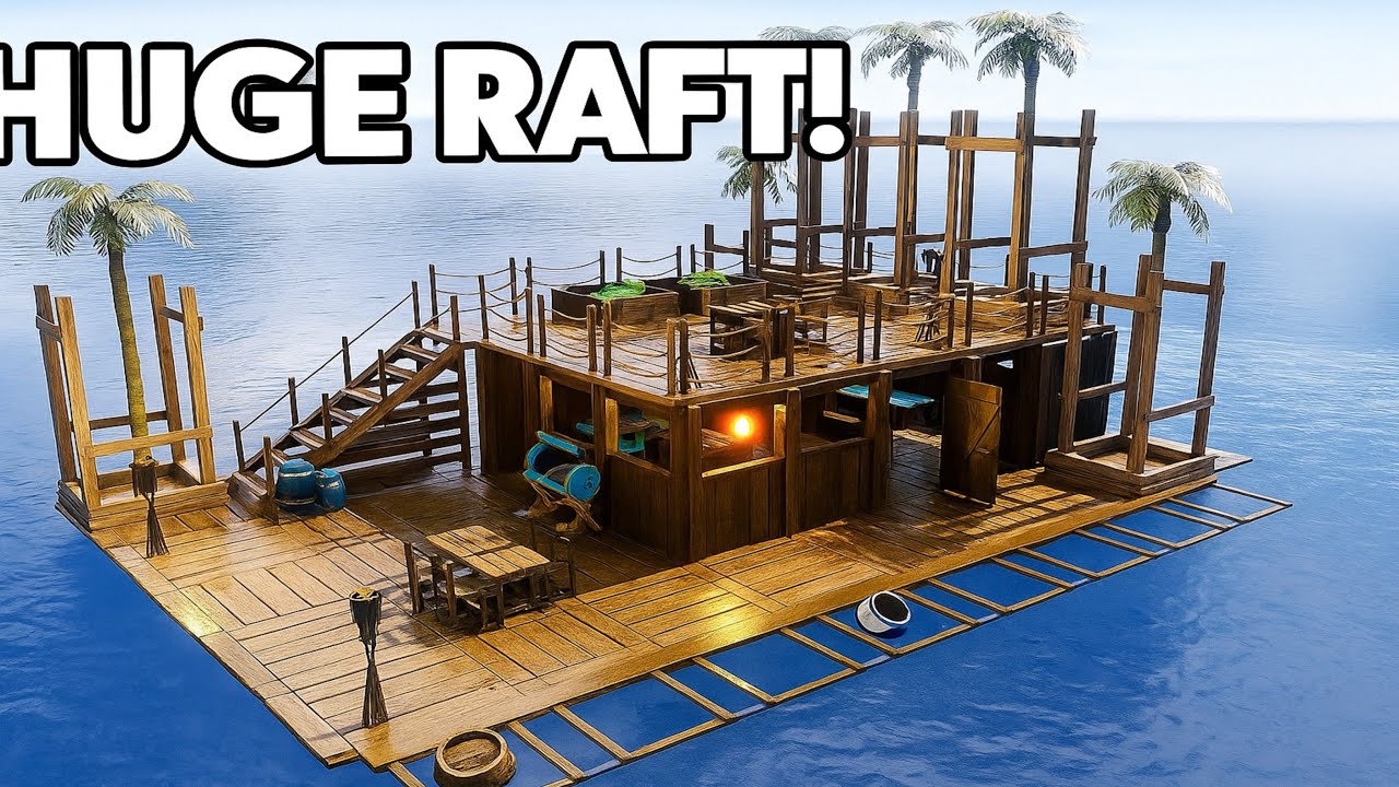 Oceanborn Survival in Ocean 🏝️ | Epic Raft Base Building & Adventure! 🌊