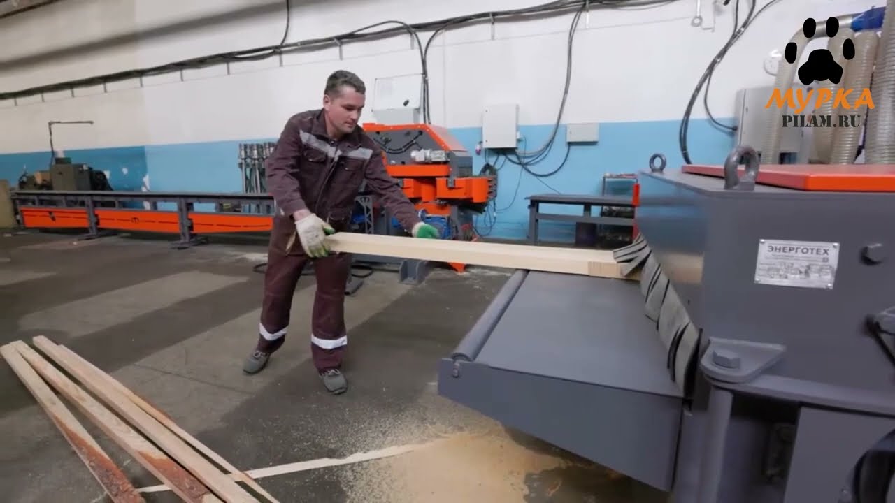 Мурка многопильный дисковый станок ТРИУМФ М1000 multi-rip disc machine TRIUMPH M1000  pilam.ru