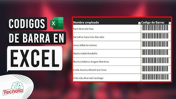 Como generar códigos de barras en Excel - Fácil y Rápido | 2022